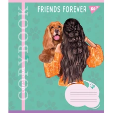 Зошит А5/24 арк лінія YES Friends forever, 767040