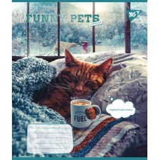 Зошит А5/24 арк кліт YES Funny pets, 767016