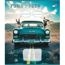 Зошит А5/24 арк кліт YES Funny pets, 767016
