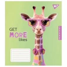 Зошит А5/24 арк кліт YES Get more likes, 767289