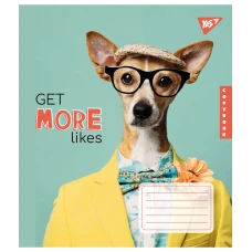 Зошит А5/24 арк кліт YES Get more likes, 767289