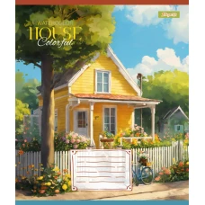 Зошит А5/24 арк лінія 1В House colorful, 767028