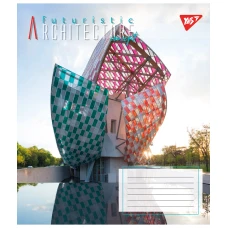 Зошит А5/24 арк кліт YES Futuristic architecture, 767017