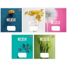 Зошит А5/36 арк лінія YES Believe in yourself, 767082     