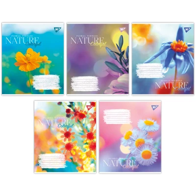 Зошит А5/96 арк лінія YES Nature colorful, 767181