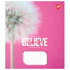 Зошит А5/48 арк кліт YES Believe in yourself, 767104