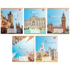 Зошит А5/60 арк кліт YES Greatest cityes, 767143