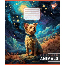 Зошит А5/18 арк кліт YES Dreamer animals, 766968
