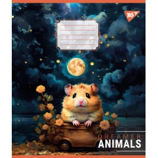 Зошит А5/18 арк кліт YES Dreamer animals, 766968