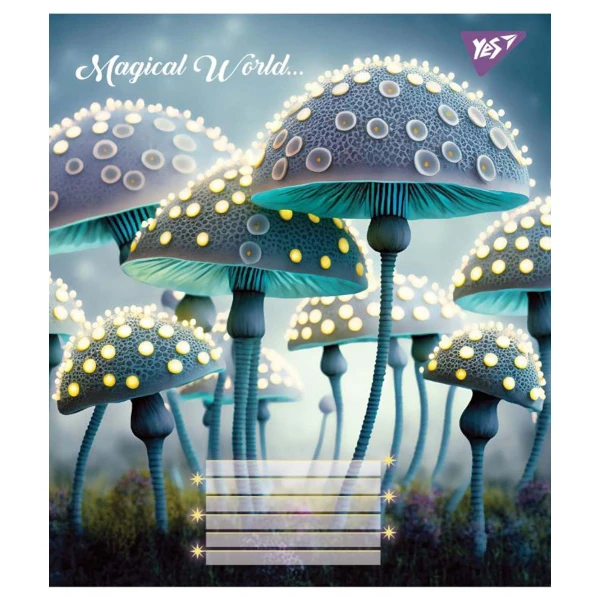Зошит А5/18 арк кліт YES Magical world, 766330