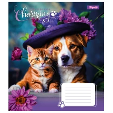 Зошит А5/24 арк лінія 1В Charming companions, 767299