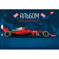 Альбом для малювання, А4 28 арк. 100г/м2, скоба з перфорацією, 130563 YES