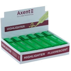 Маркер Highlighter 2537-A, 1-5 мм клиноп. зелений