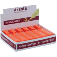 Маркер Highlighter 2537-A, 1-5 мм клиноп. помаранчевий