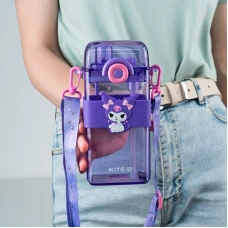 Пляшечка для води 500 мл, Kuromi HK24-1203-1 Kite
