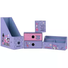 Органайзер настільний, 4 предмети, картон, Kuromi HK24-357 Kite