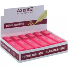 Маркер Highlighter 2537-A, 1-5 мм клиноп. рожевий