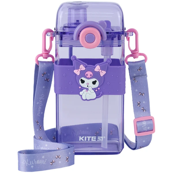 Пляшечка для води 500 мл, Kuromi HK24-1203-1 Kite