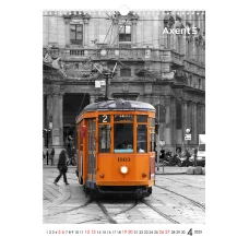 Календар настінний А3 2025 р., One color art 8804-25-2-A