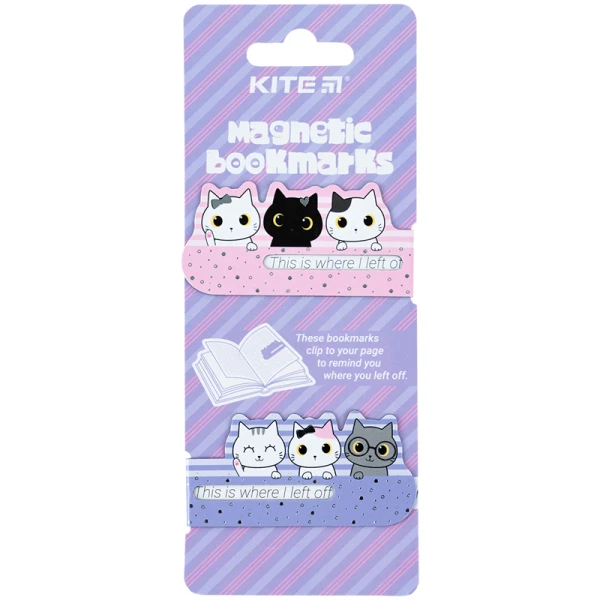 Набір магнітних закладок-індикаторів Cats K24-496-3