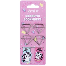 Набір магнітних закладок з фігурними скріпками Diamond K24-495-1 Kite
