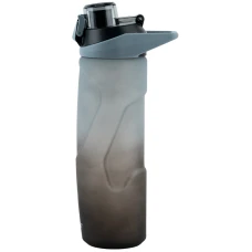 Пляшечка для води 760 мл, сіро-чорна K24-1200-1