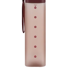 Пляшечка для води квадратна, 700 мл, бордова, K24-1210-3 Kite