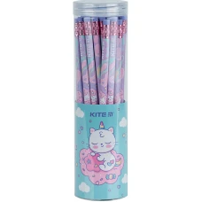 Олівець графітний з гумкою Rainbow Catcorn K24-056-2 Kite