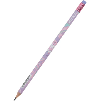 Олівець графітний з гумкою Rainbow Catcorn K24-056-2 Kite