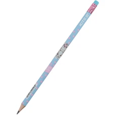 Олівець графітний з гумкою Studio Pets, 36шт., туба SP24-056 Kite