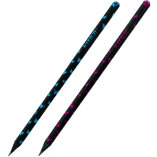Олівець графітний з кристалом, чорн. корп. Butterfly, туба K24-059-2 Kite