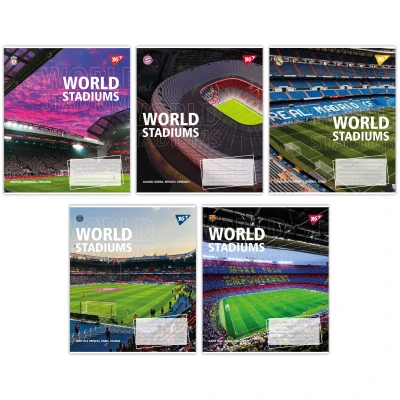 Зошит А5/60 арк кліт YES World stadium, 767148