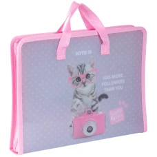 Папка-портфель на блискавці, 1 відділ., A4, Studio Pets SP24-202 Kite