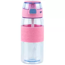 Пляшечка для води 600 мл, блакитно-рожева, K24-1201-3 Kite