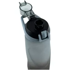 Пляшечка для води 760 мл, сіро-чорна K24-1200-1