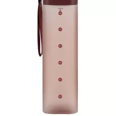 Пляшечка для води квадратна, 700 мл, бордова, K24-1210-3 Kite