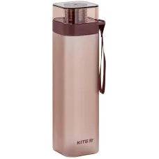 Пляшечка для води квадратна, 700 мл, бордова, K24-1210-3 Kite