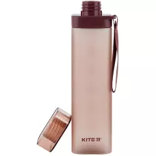 Пляшечка для води квадратна, 700 мл, бордова, K24-1210-3 Kite