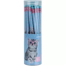 Олівець графітний з гумкою Studio Pets, 36шт., туба SP24-056 Kite