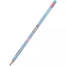 Олівець графітний з гумкою Studio Pets, 36шт., туба SP24-056 Kite