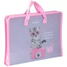 Папка-портфель на блискавці, 1 відділ., A4, Studio Pets SP24-202 Kite