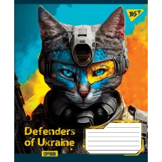 Зошит А5/96 арк лінія YES Defenders of Ukraine, 766505