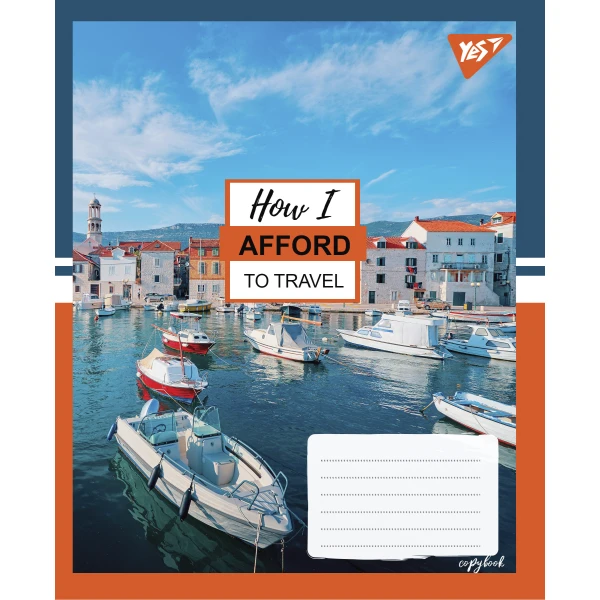 Зошит А5/96 арк лінія YES Travel, 766131