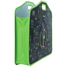 Портфель на липучках, 1 відділ., A3 Fox Rules K24-208-2 Kite