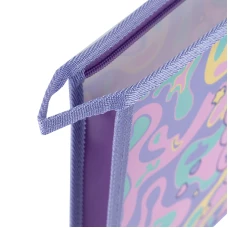 Папка на блискавці A4+, Kite Rainbow Catcorn K24-428-1