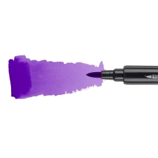 Маркер акварельний SANTI "Brush Marker" SWB-13, глибокий фіолетовий, двосторонній, 391069