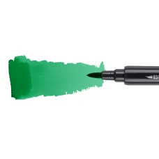 Маркер акварельний SANTI "Brush Marker" SWB-22, темно-зелений, двосторонній, 391078
