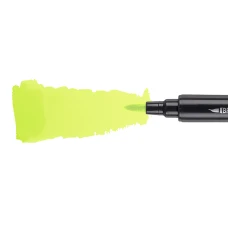 Маркер акварельний SANTI "Brush Marker" SWB-25, світло-зелений, двосторонній, 391081