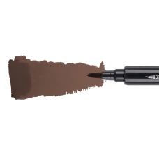 Маркер акварельний SANTI "Brush Marker" SWB-31, сіро-коричневий, двосторонній, 391087