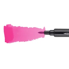 Маркер акварельний SANTI "Brush Marker" SWB-08, фуксія, двосторонній, 391064